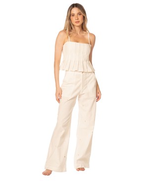 Crop Top Blanco Tides Helga