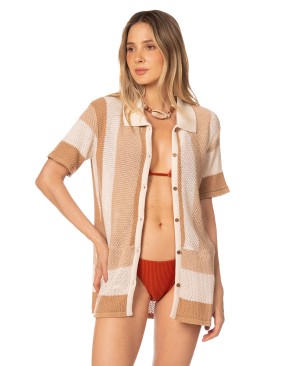Camisa Beige Baazar Aina
